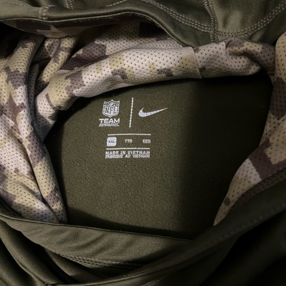 Women’s Nike Olive Green Salute to Service Hoodie 2xl. - Picture 3 of 14